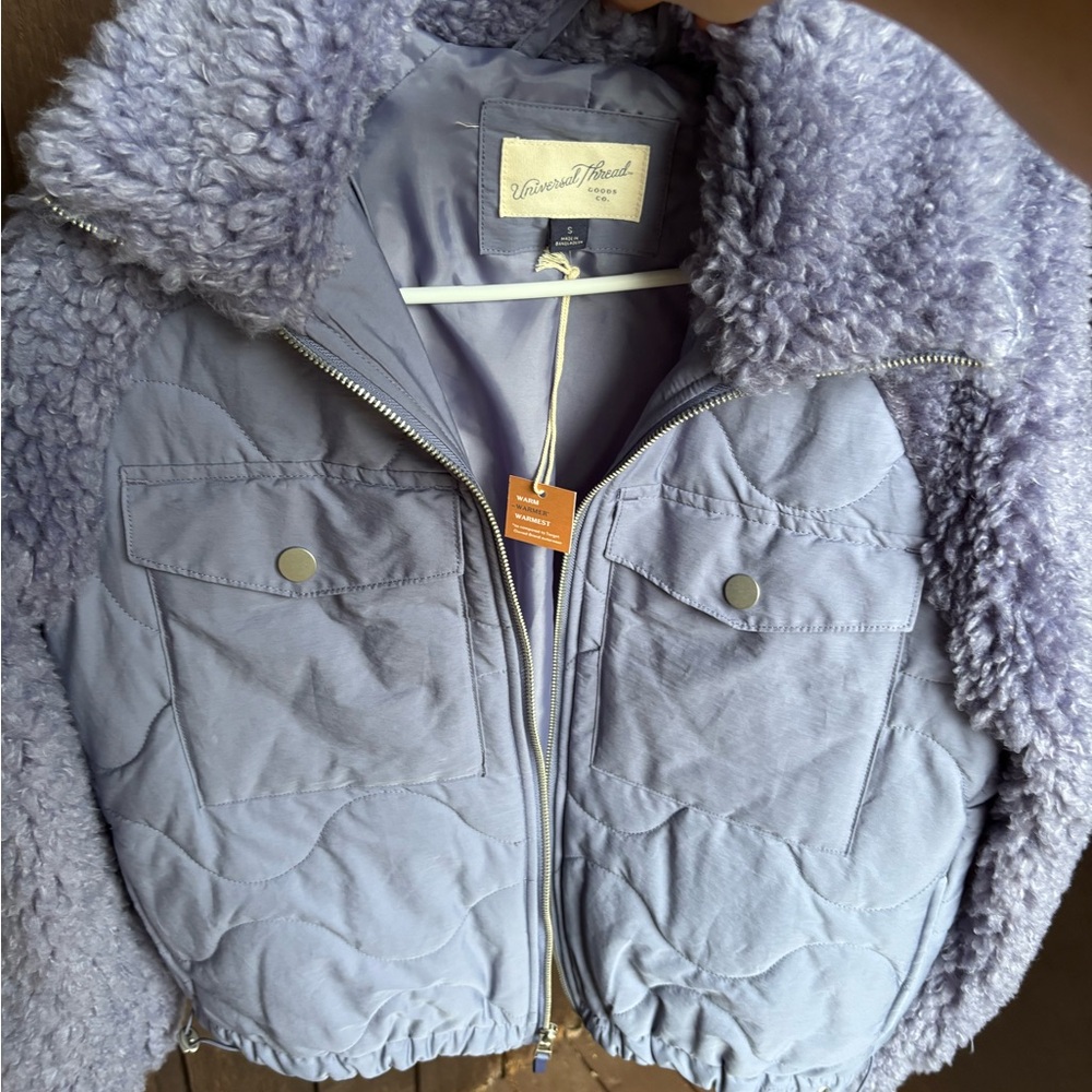 Universal Thread Lavender Teddy Jacket